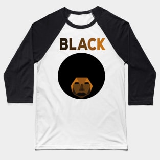 Black Woman Baseball T-Shirt